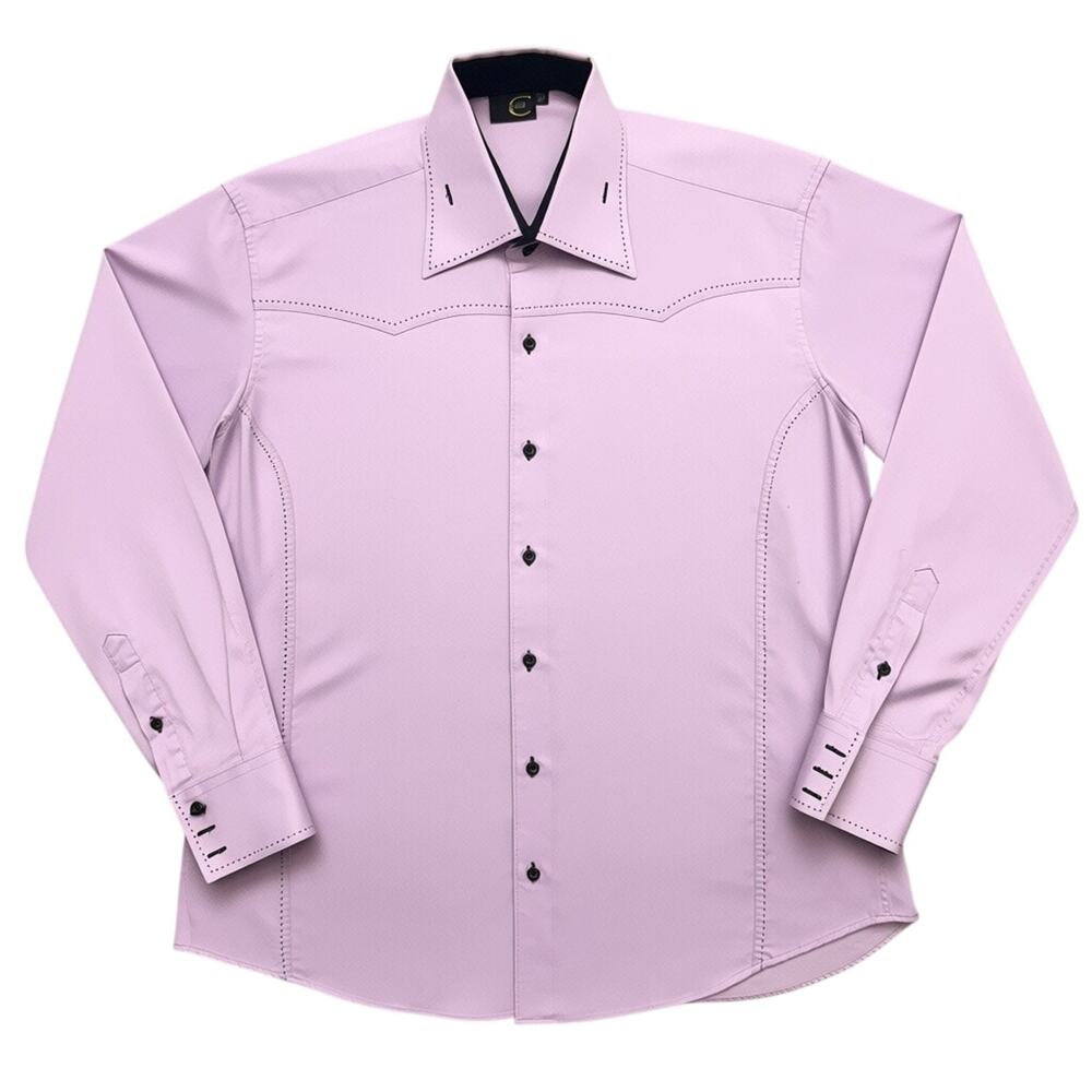 Vintage Just Cavalli Purple Western Flip Cuff Designer Shirt XXL